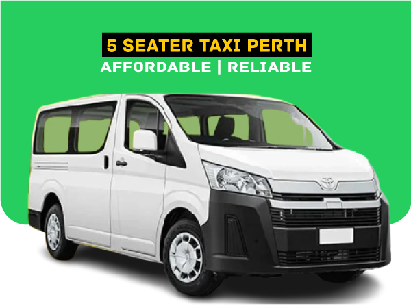 5 seater taxi service in Perth by Airport shuttle bus perth
